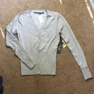 NWT Gray Cardigan Size M